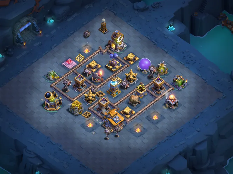 Builder Hall Lv.10 trap view