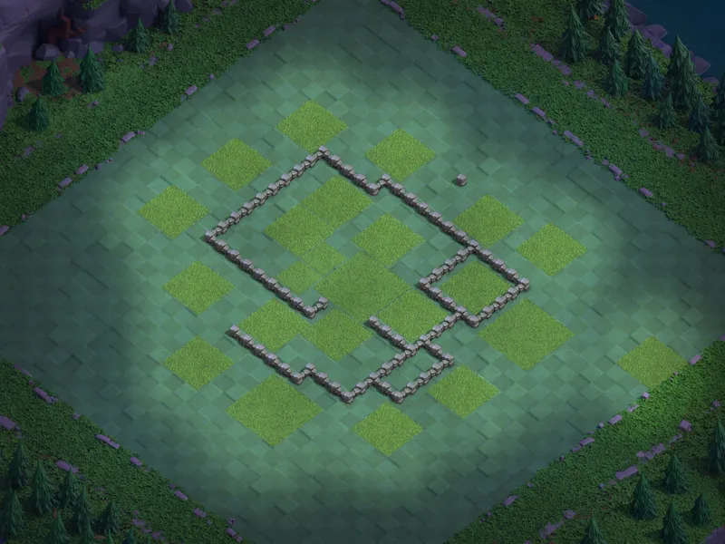 Builder Hall 4 Base wall view