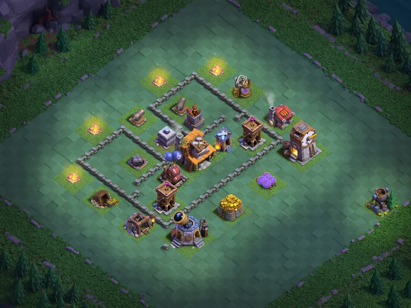 Builder Hall 4 Base