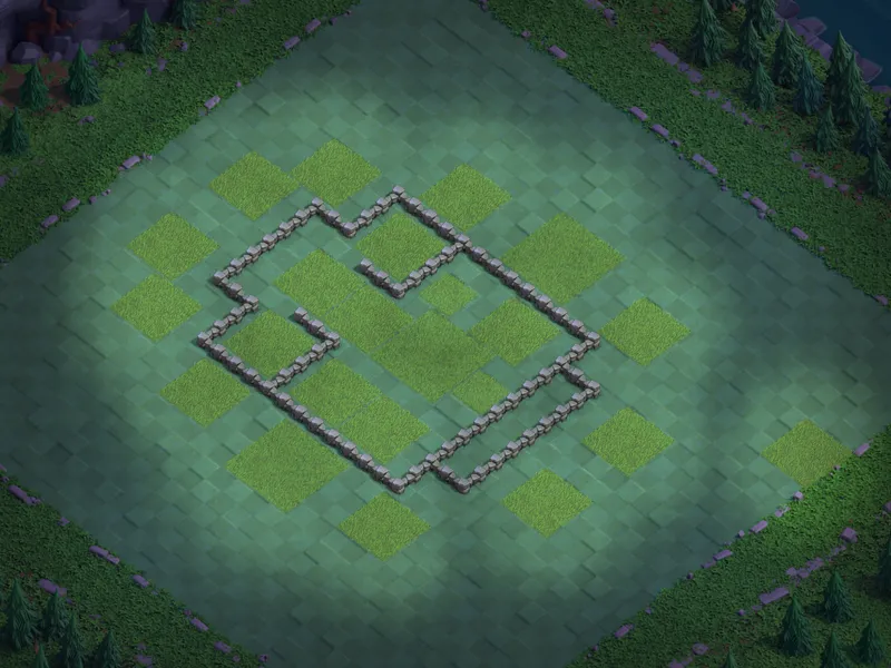 Builder Hall 4 Base wall view