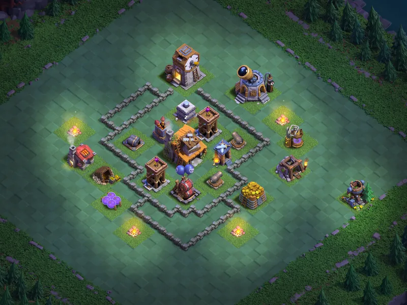 Builder Hall 4 Base