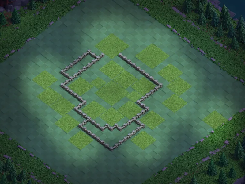 Builder Hall 4 Base wall view