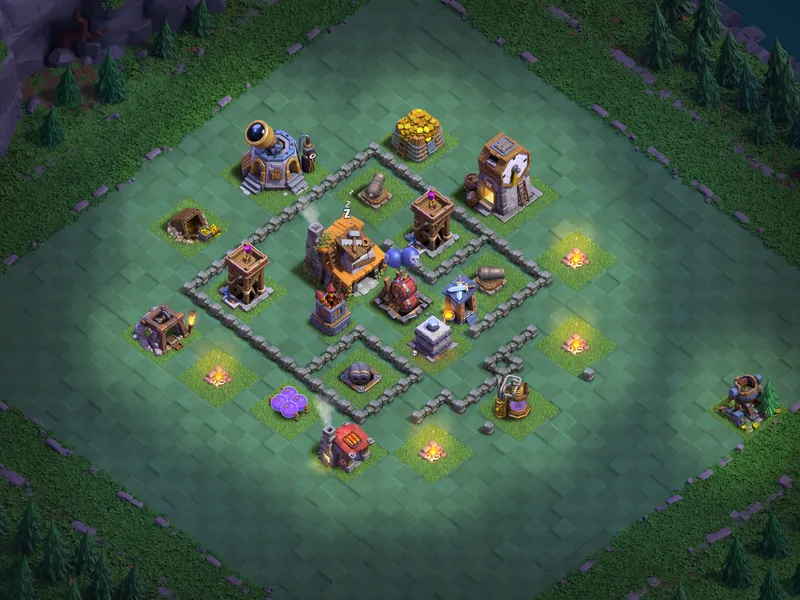 Builder Hall 4 Base