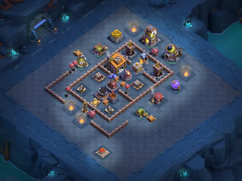 Builder Hall Lv.6 trap view