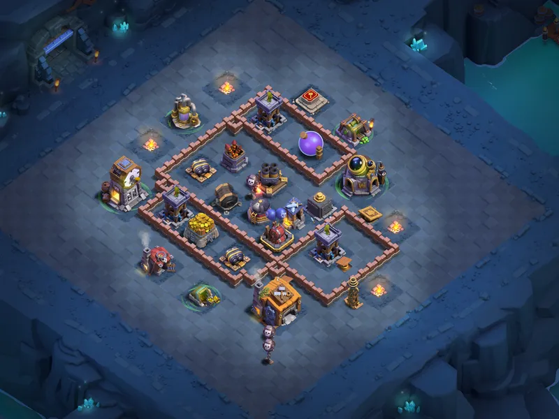 Builder Hall Lv.7 trap view