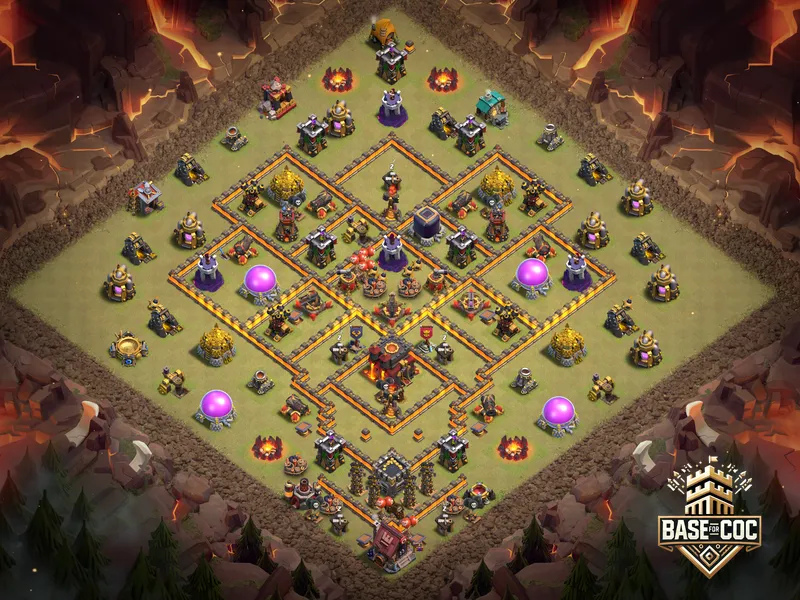 TH10 CWL Diamond trap view