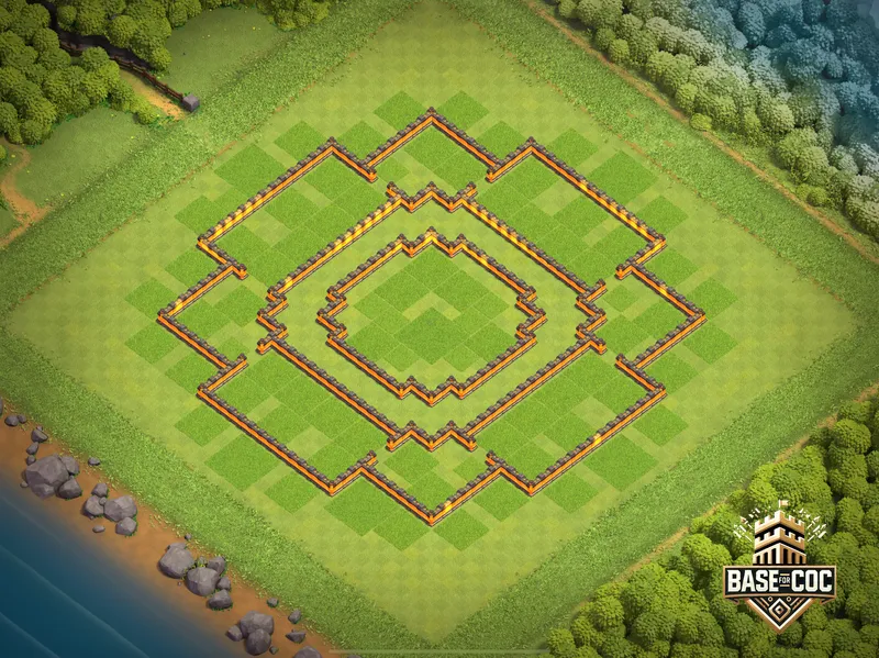 Lava Core Fortress wall view