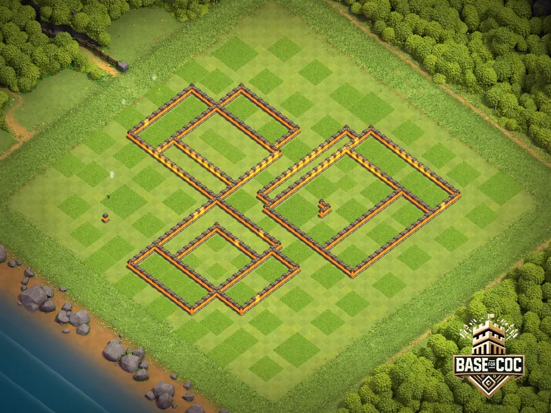 Town Hall 10 Trophy Base wall view