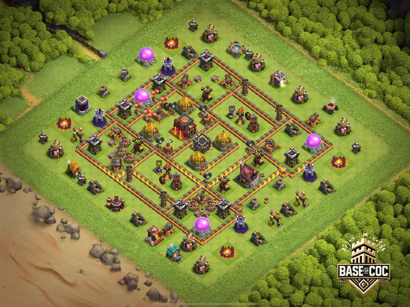 Anti-Hybrid Fortress trap view