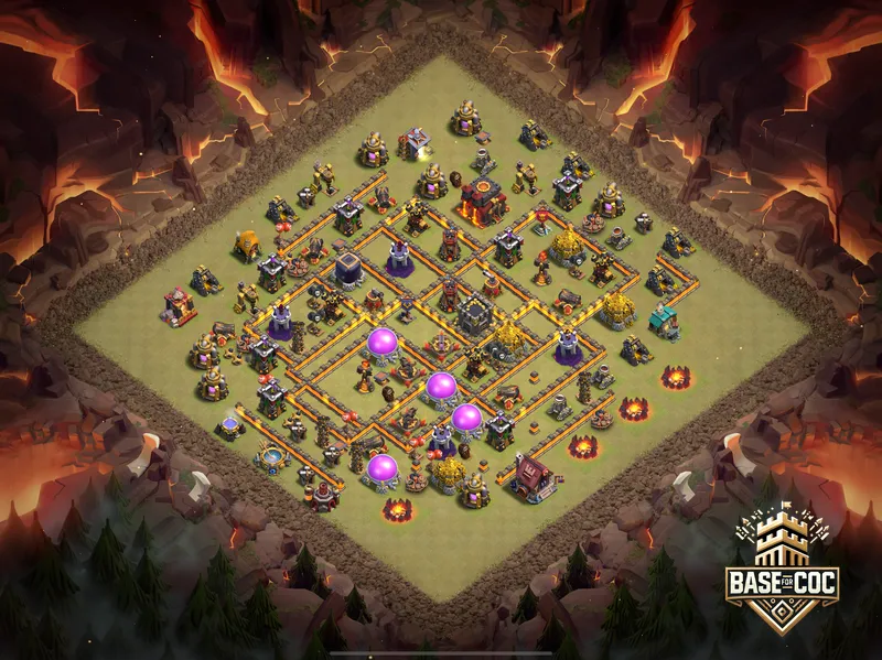 Split Infernos trap view