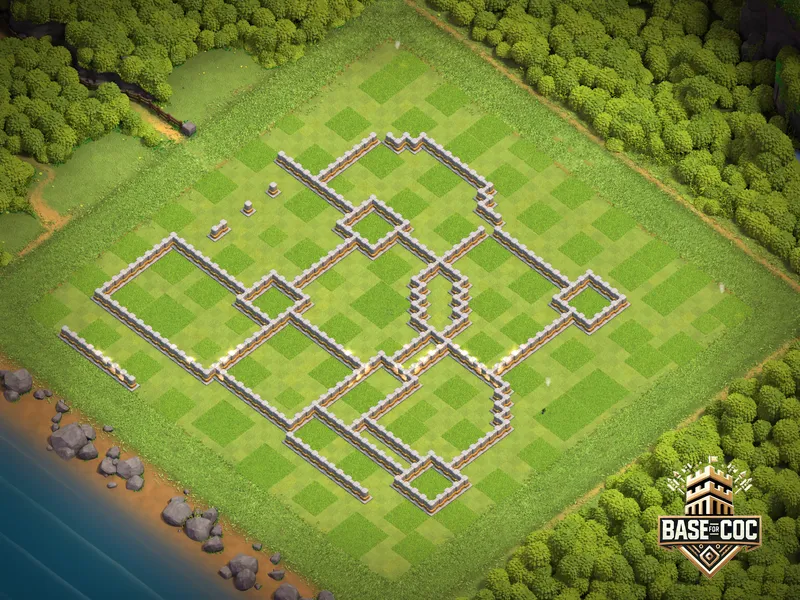 Eagle's Wrath Maze wall view