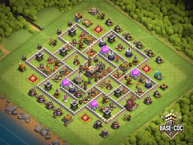 Infernal Bastion trap view