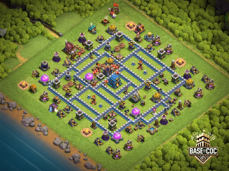 Aerial Lockdown trap view