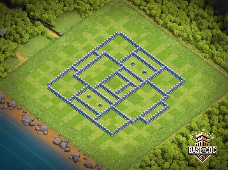 Aerial Lockdown wall view