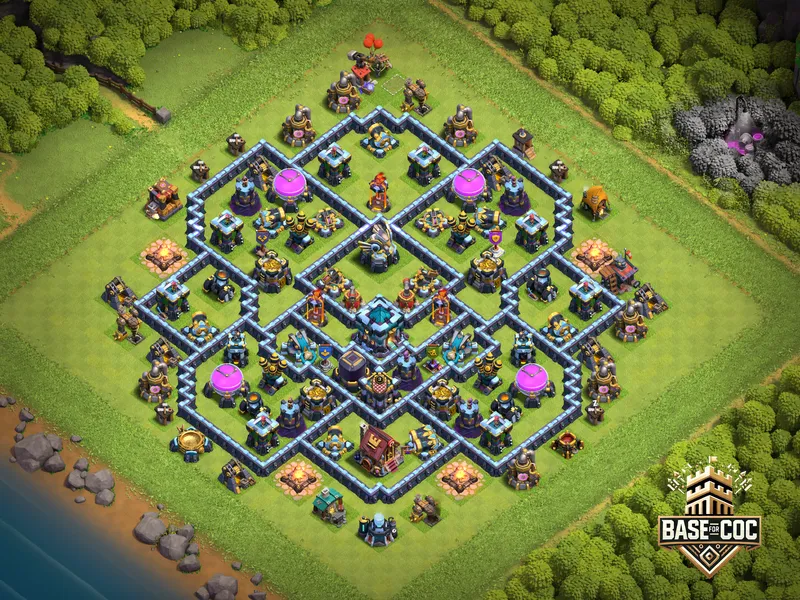 TH13 Resource Base scout view