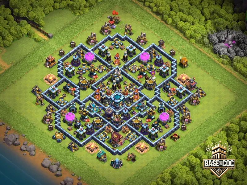 TH13 Resource Base trap view
