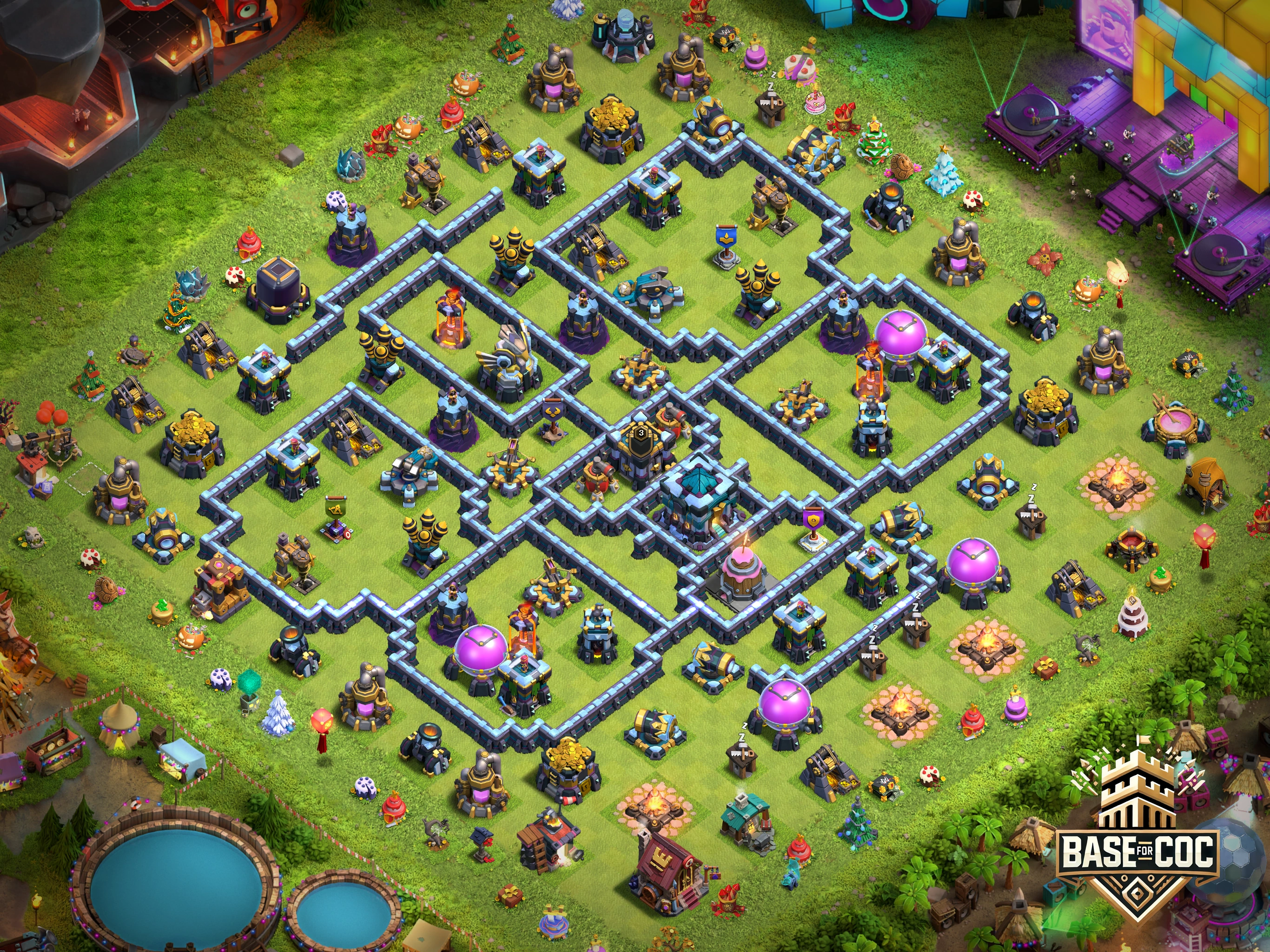Anti 2 Star Ground Troop Counter Base