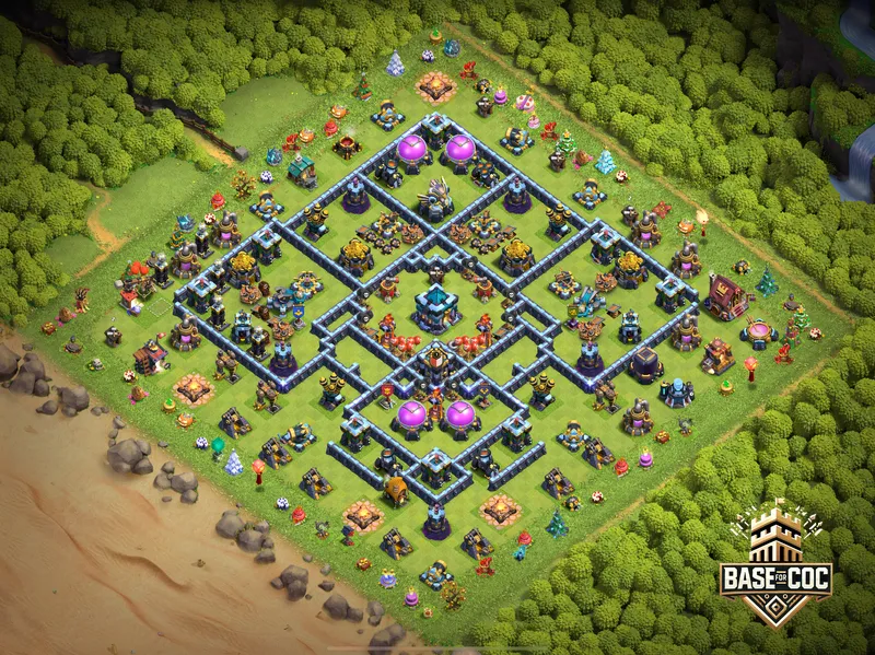 Diamond Shield Fortress trap view