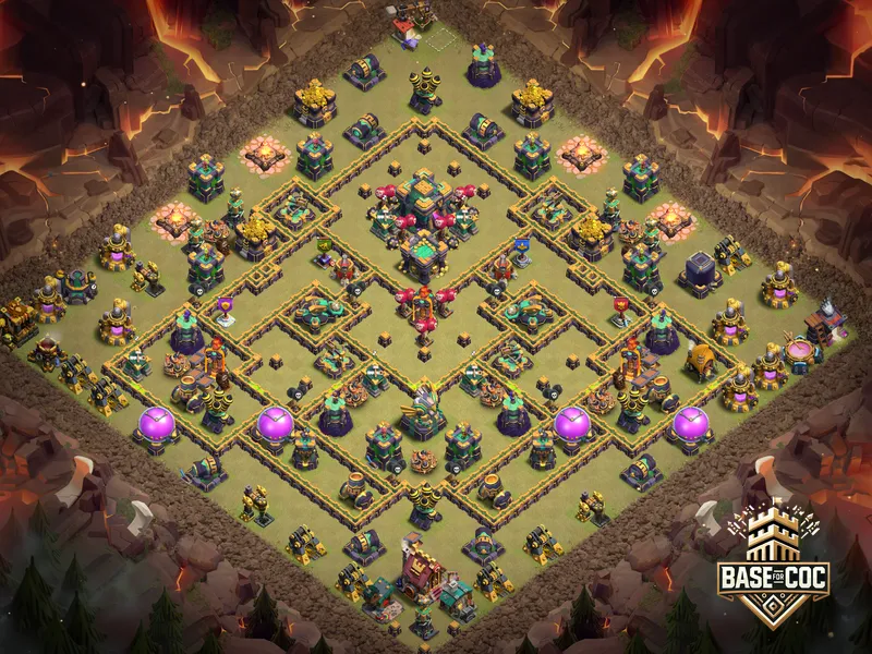 Purple Diamond trap view