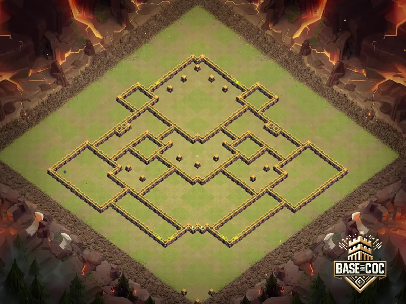 Purple Diamond wall view