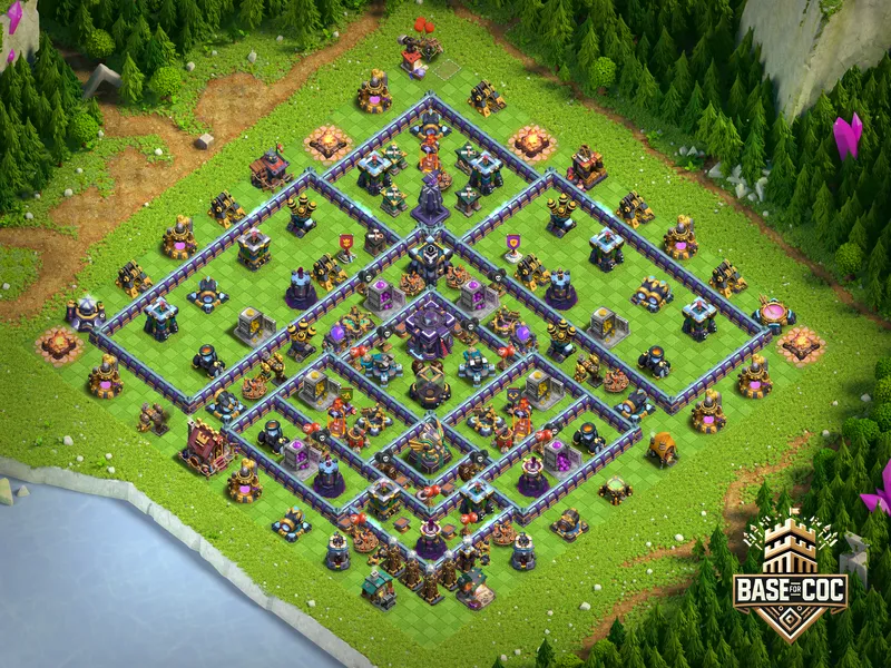 TH15 Resource Farm trap view