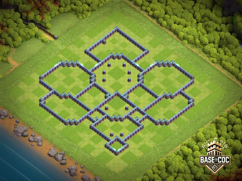Diamond Split-Path wall view