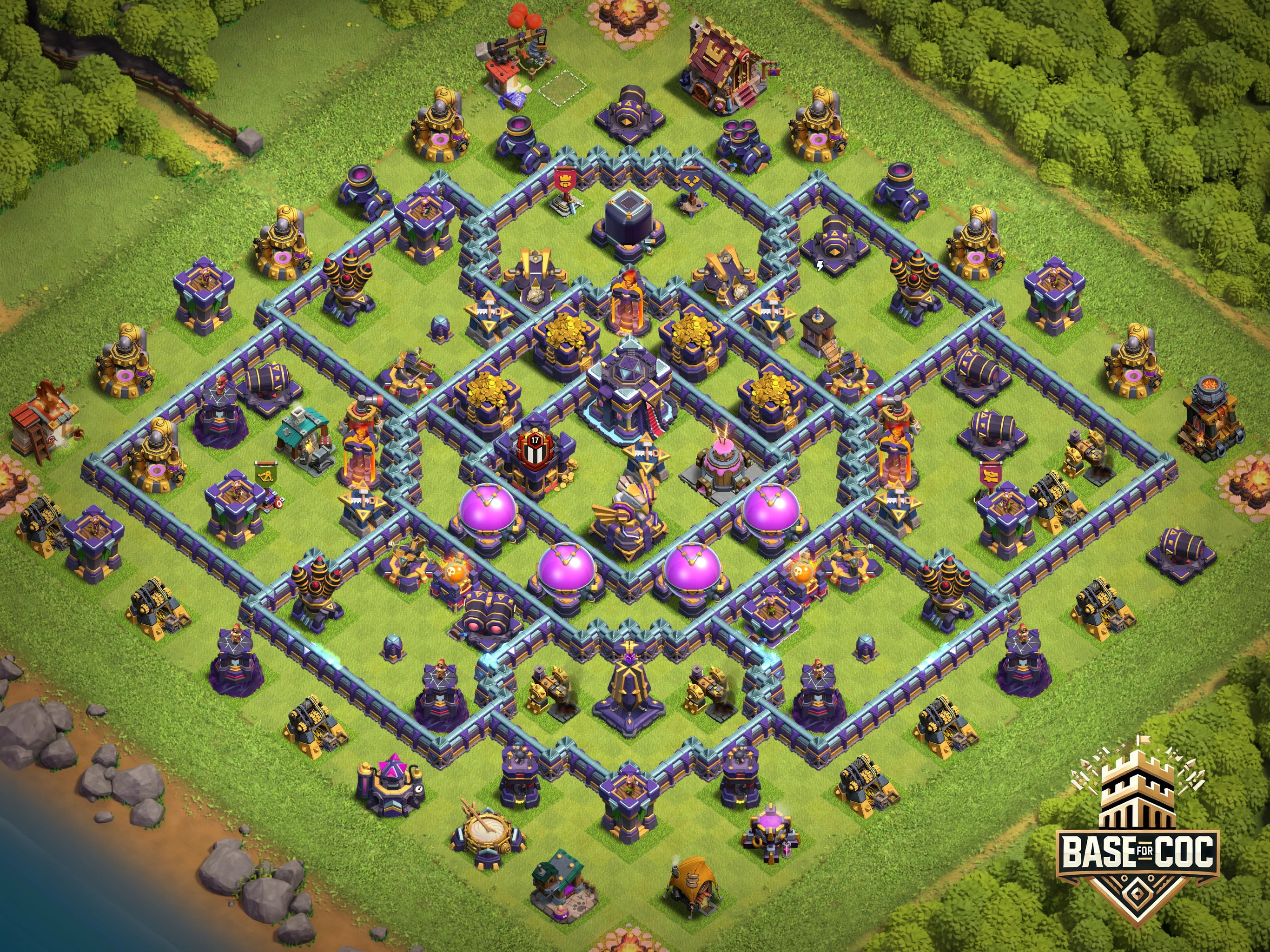 Centered Eagle Loot Protection Base