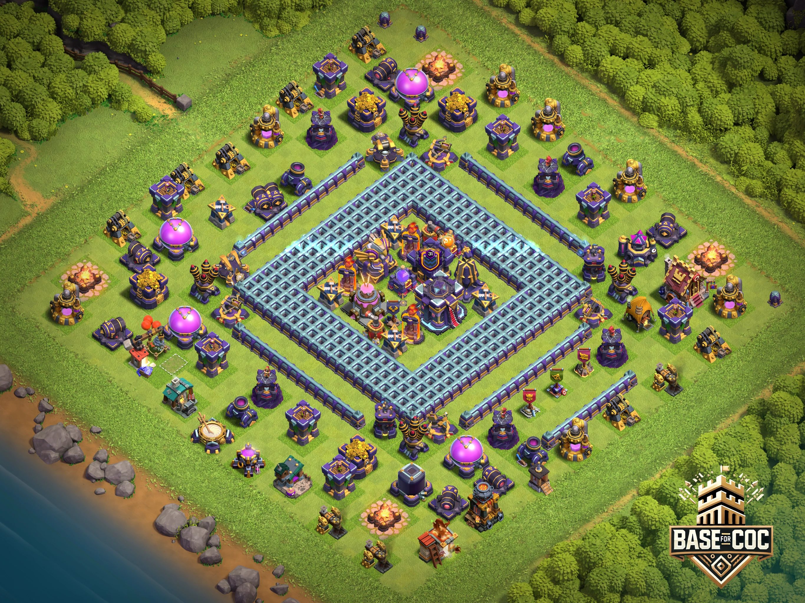 Anti 2 Star Wall Core Base