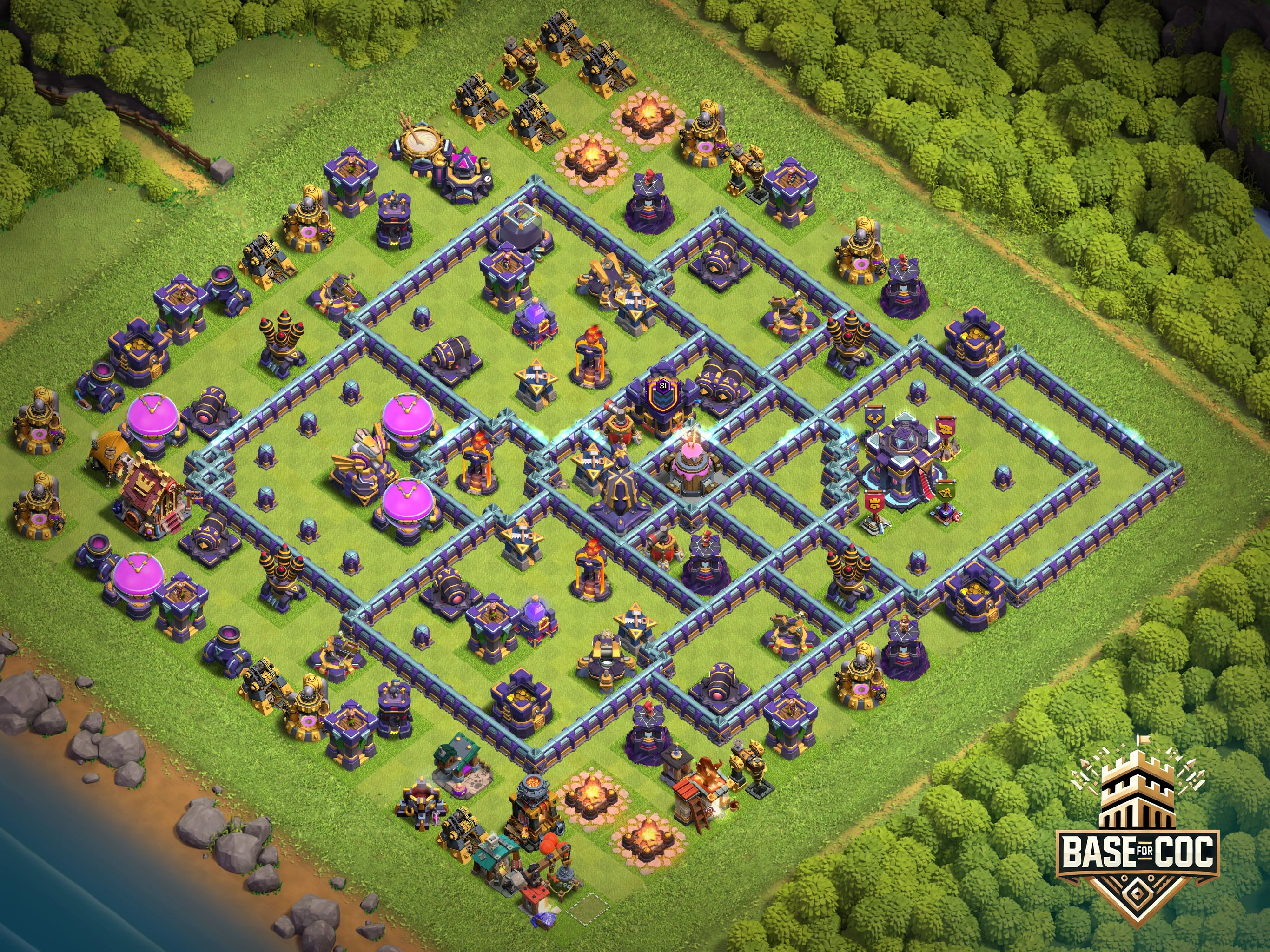 Cake-a-Pult Center Anti 3 Star Base