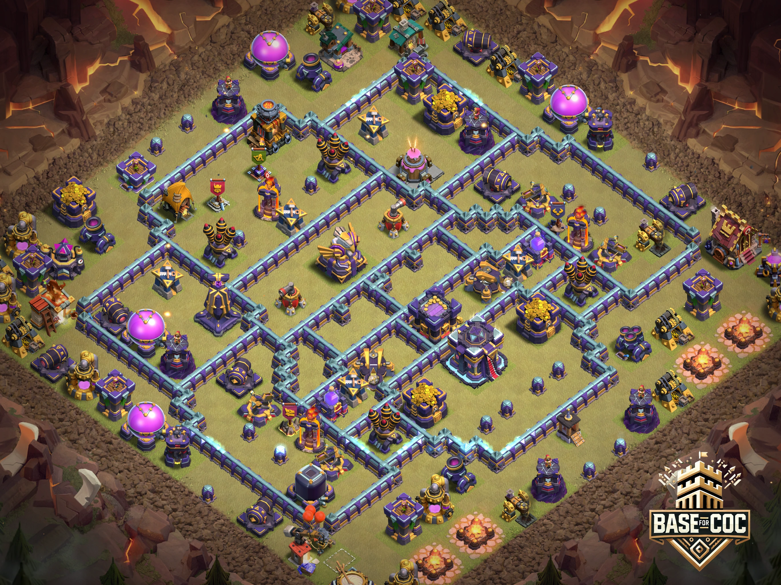 Centered Eagle Anti 3 Star Base