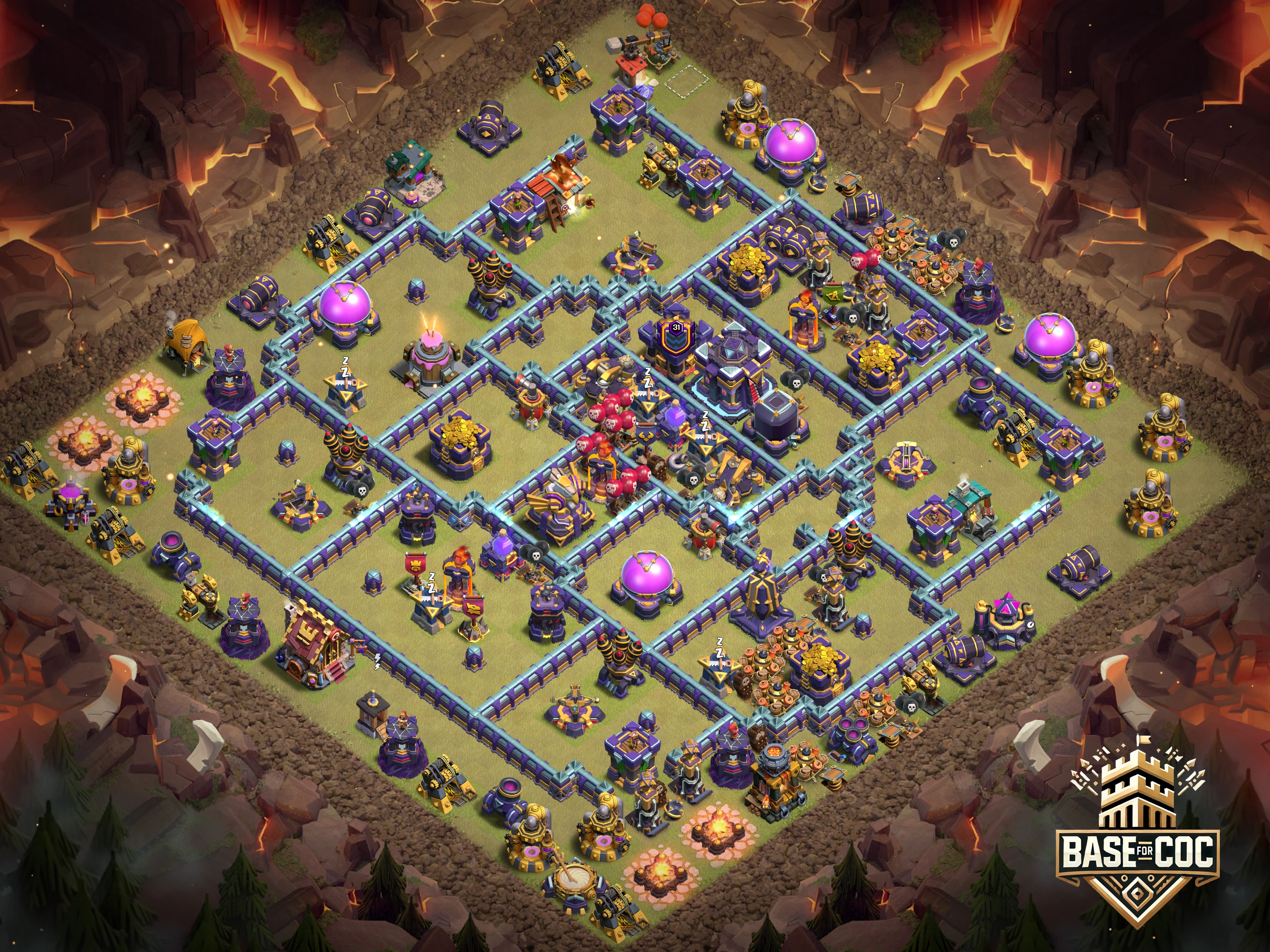 Centered Rage Core Base