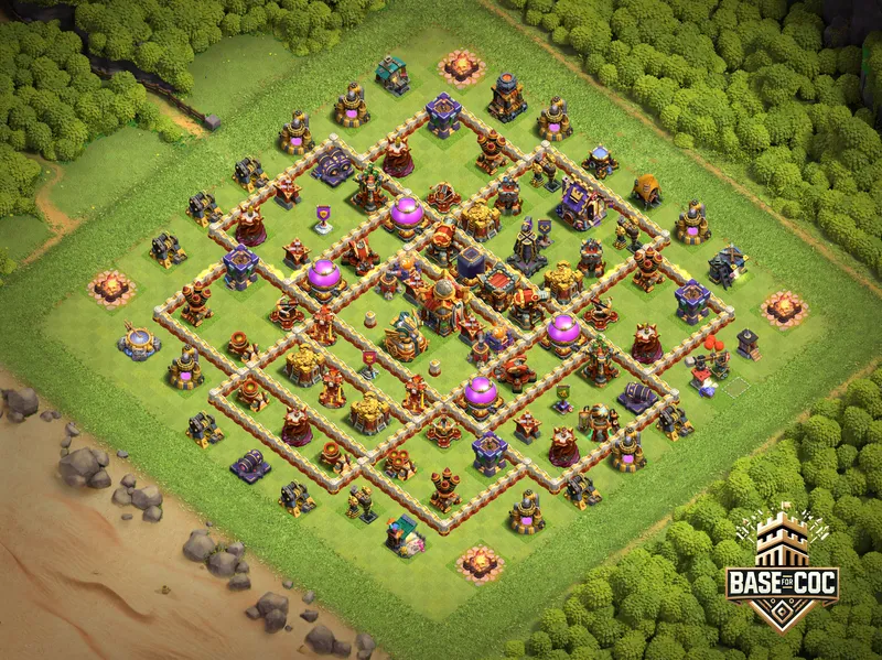 TH16 base - Jungle Kingdom