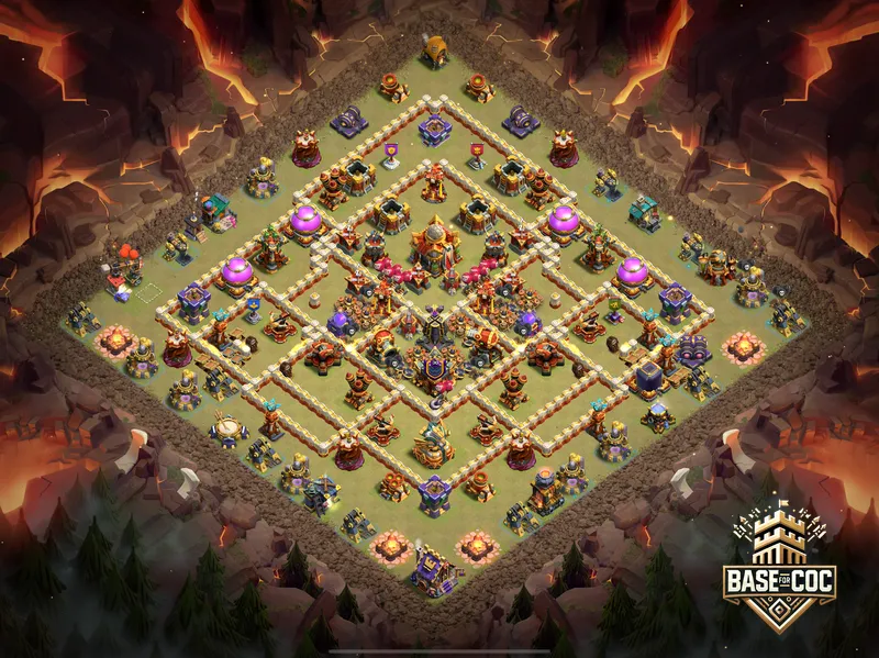 War Diamond trap view