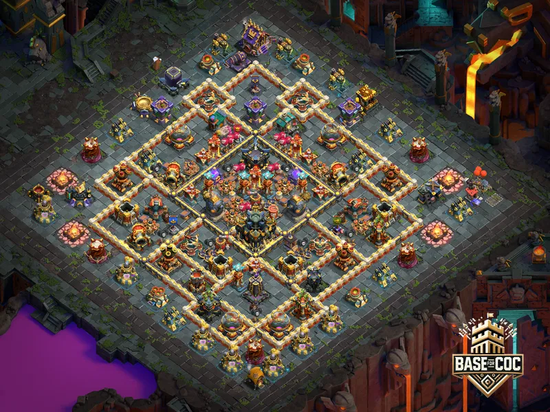 Infernal Bastion trap view