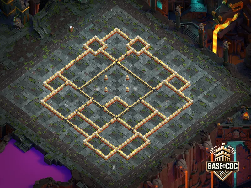 Infernal Bastion wall view