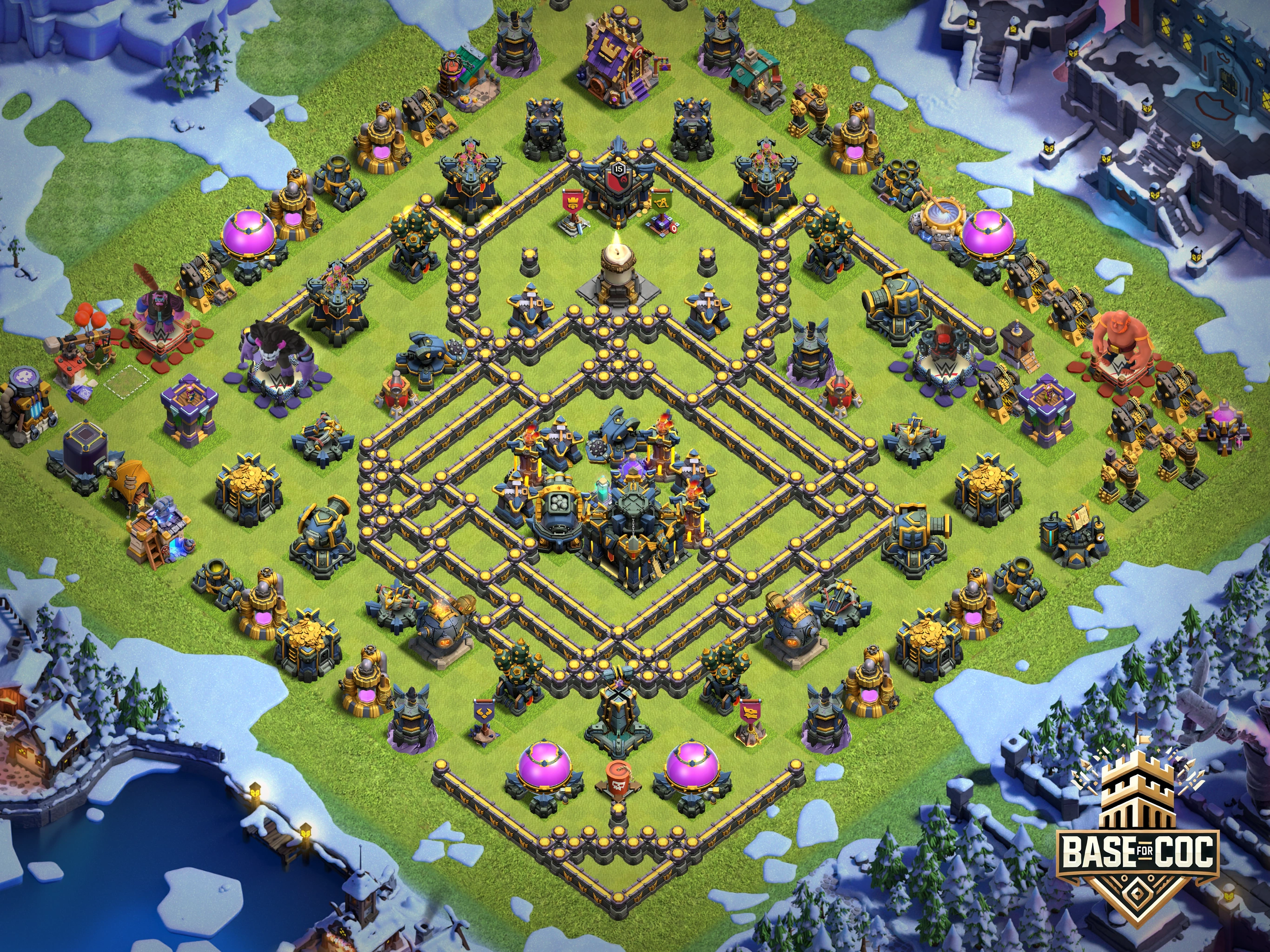 Hot Candle Island Base (TH17)