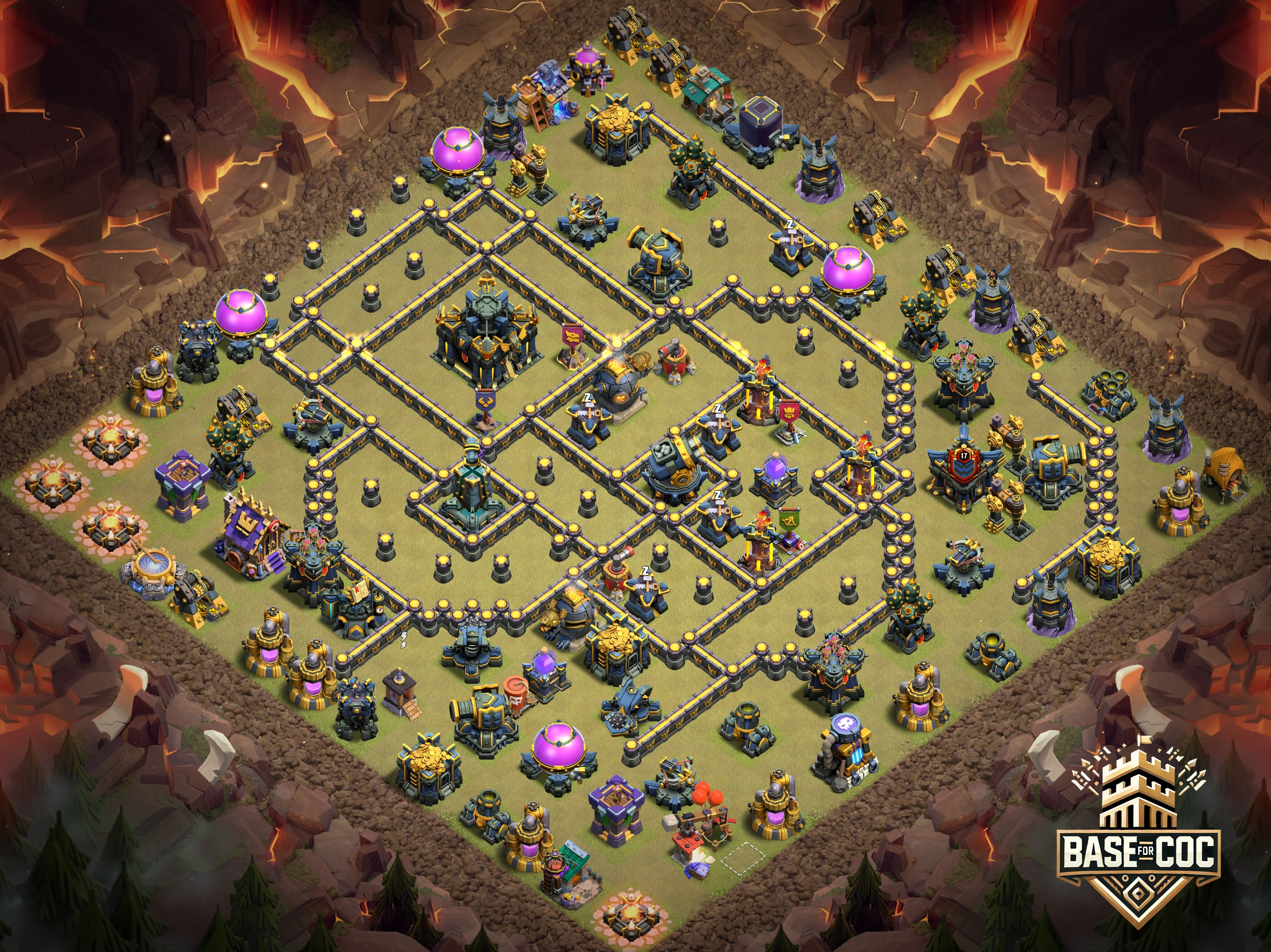 Anti 3 Star Layout (TH17)