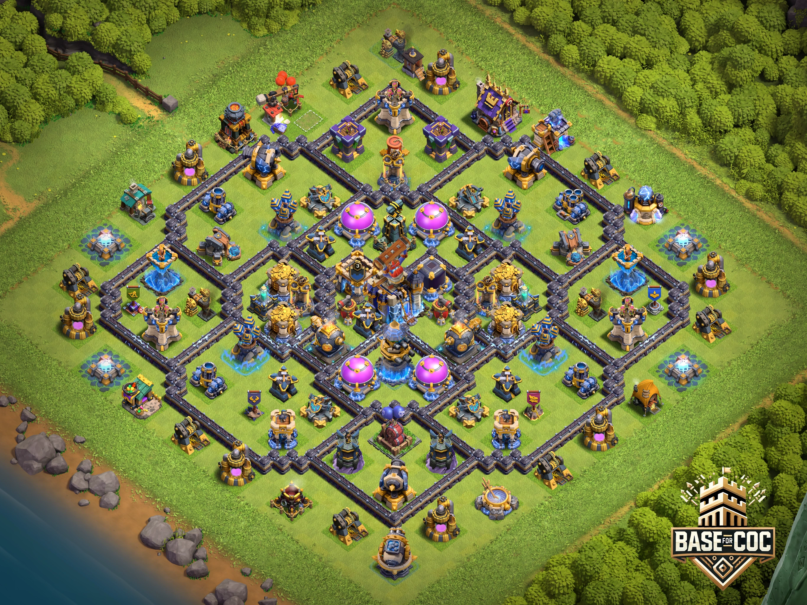 Loot protected layout (TH18)