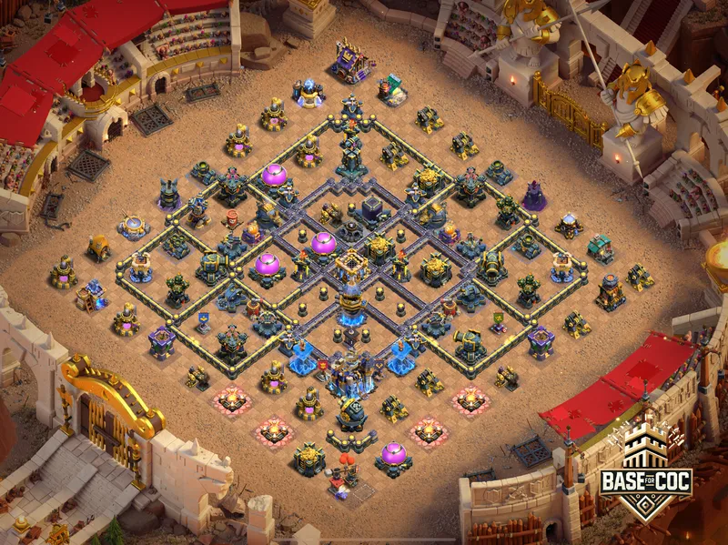 TH18 Anti-3 War Base by Spijker