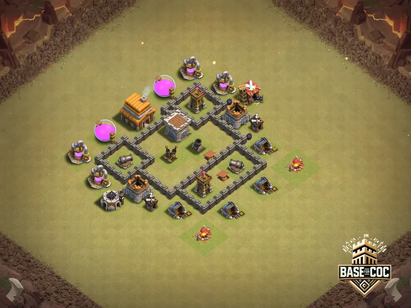 Split Island trap view