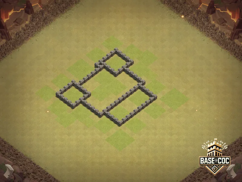 Split Island wall view