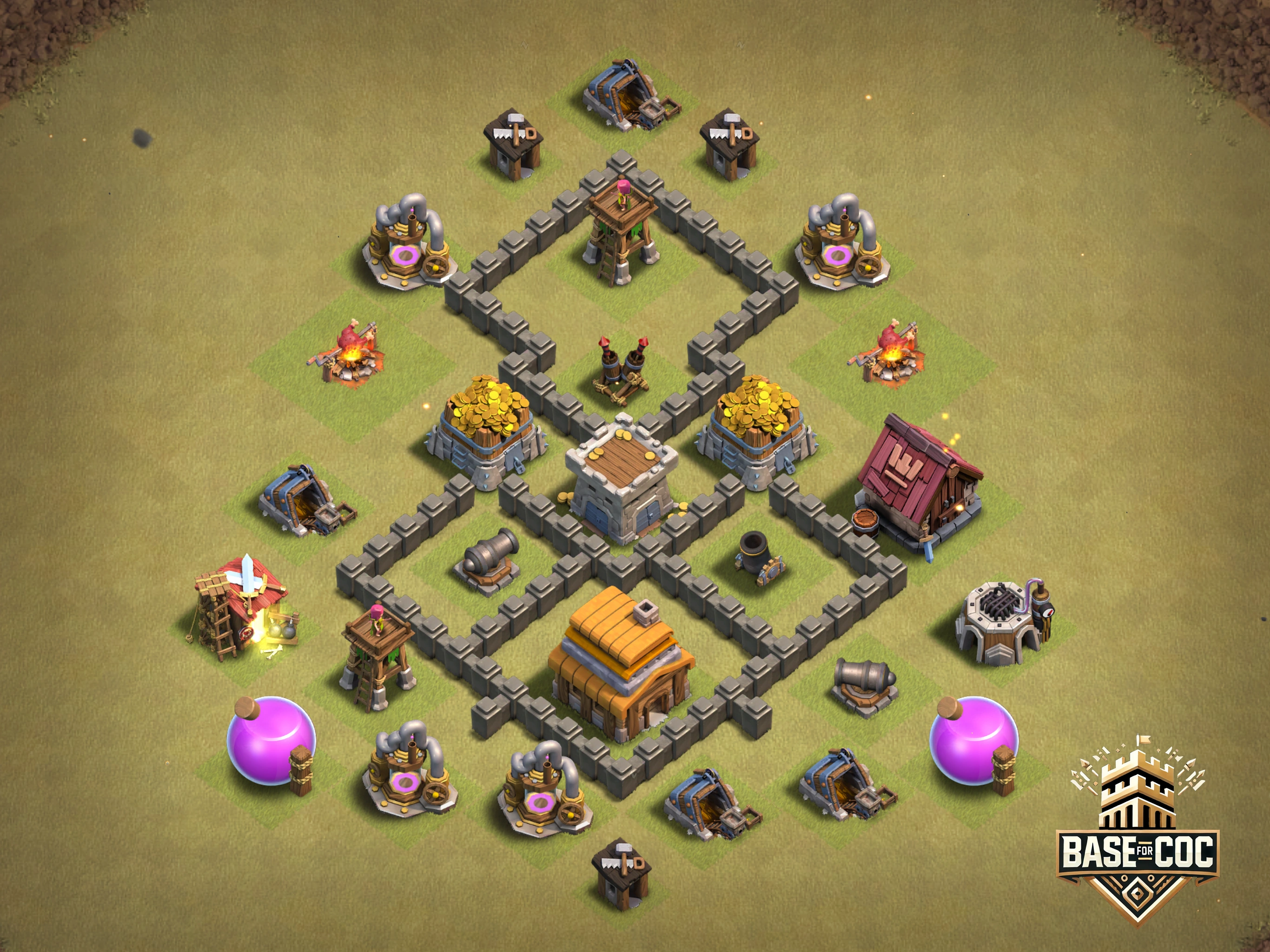 TH4 War Base #1