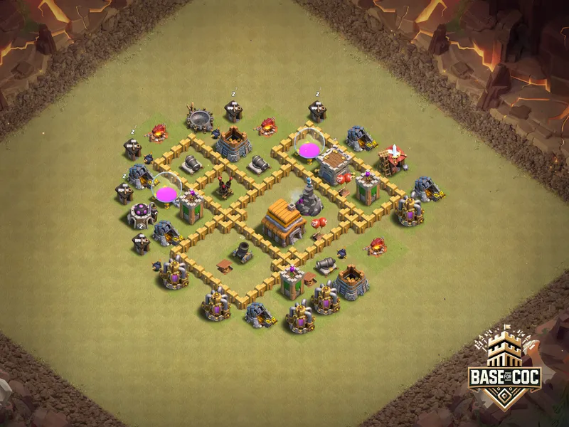 Triple Star Denier trap view