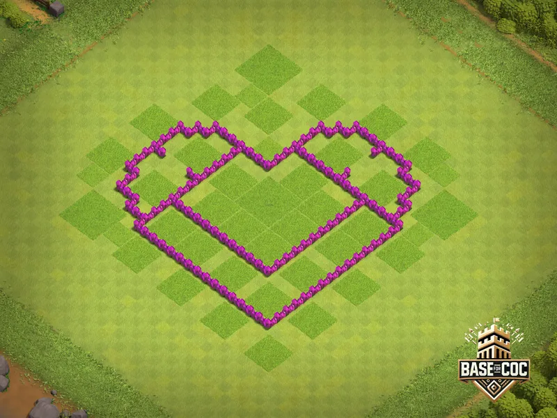 Heart-Shaped Farm wall view