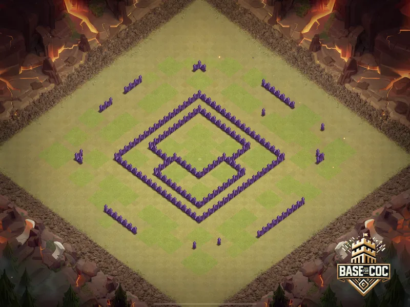 Square Trap Pressure wall view