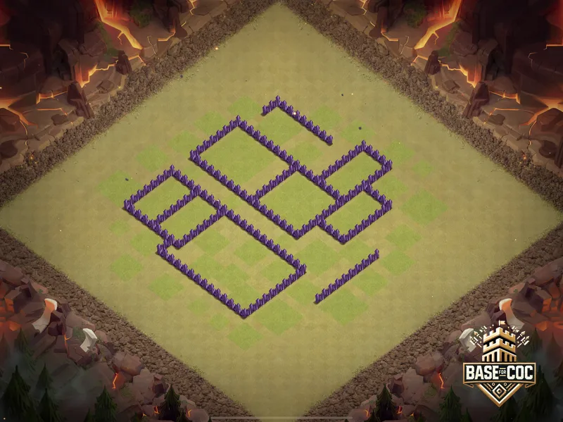 Split-Core Trap Maze wall view