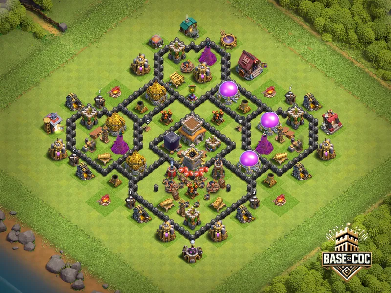 Heart Split Farm trap view