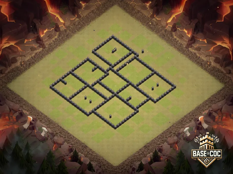 Anti-Air TH8 base wall view