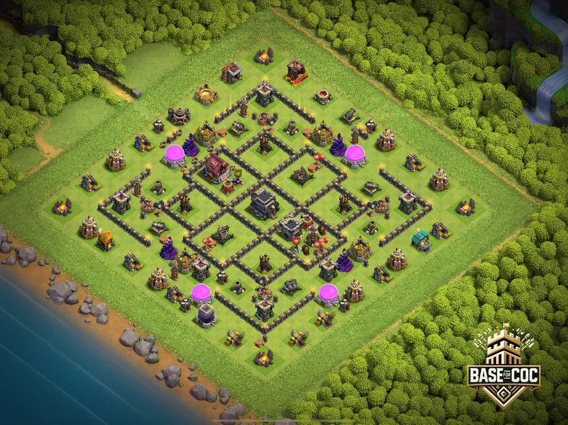 Core Ring Defense trap view