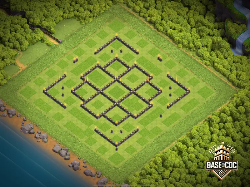 Core Ring Defense wall view